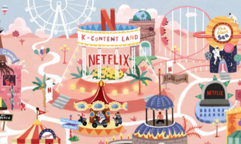 <i>K-Content Land</i> Manjakan Penonton Drakor Netflix