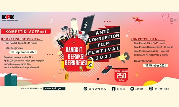 Film Untuk Edukasi Anti Korupsi Di ACFFest 2021