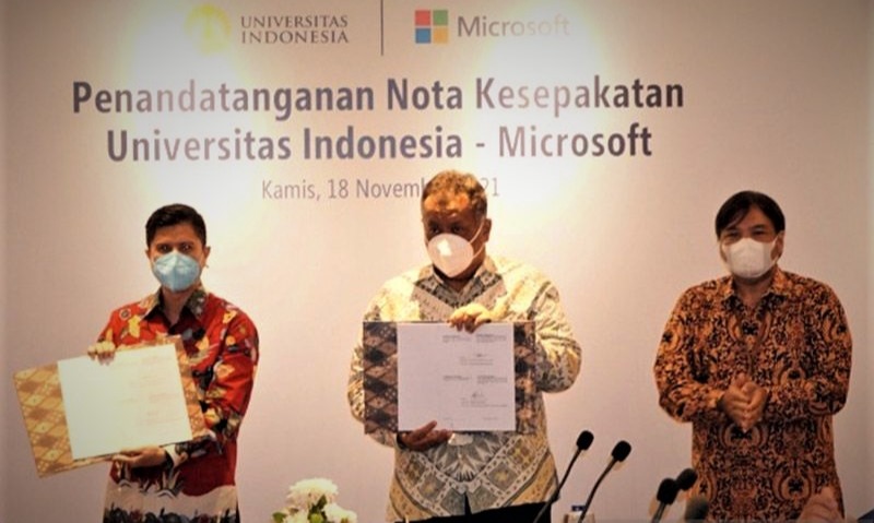 Genjot Talenta Digital Indonesia, UI-Microsoft Berkongsi