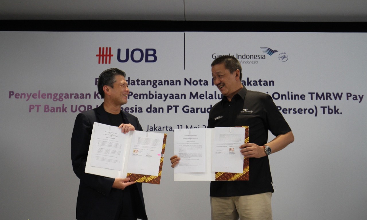 Gandeng Garuda, UOB Beri Kemudahan Layanan Pembayaran Tiket