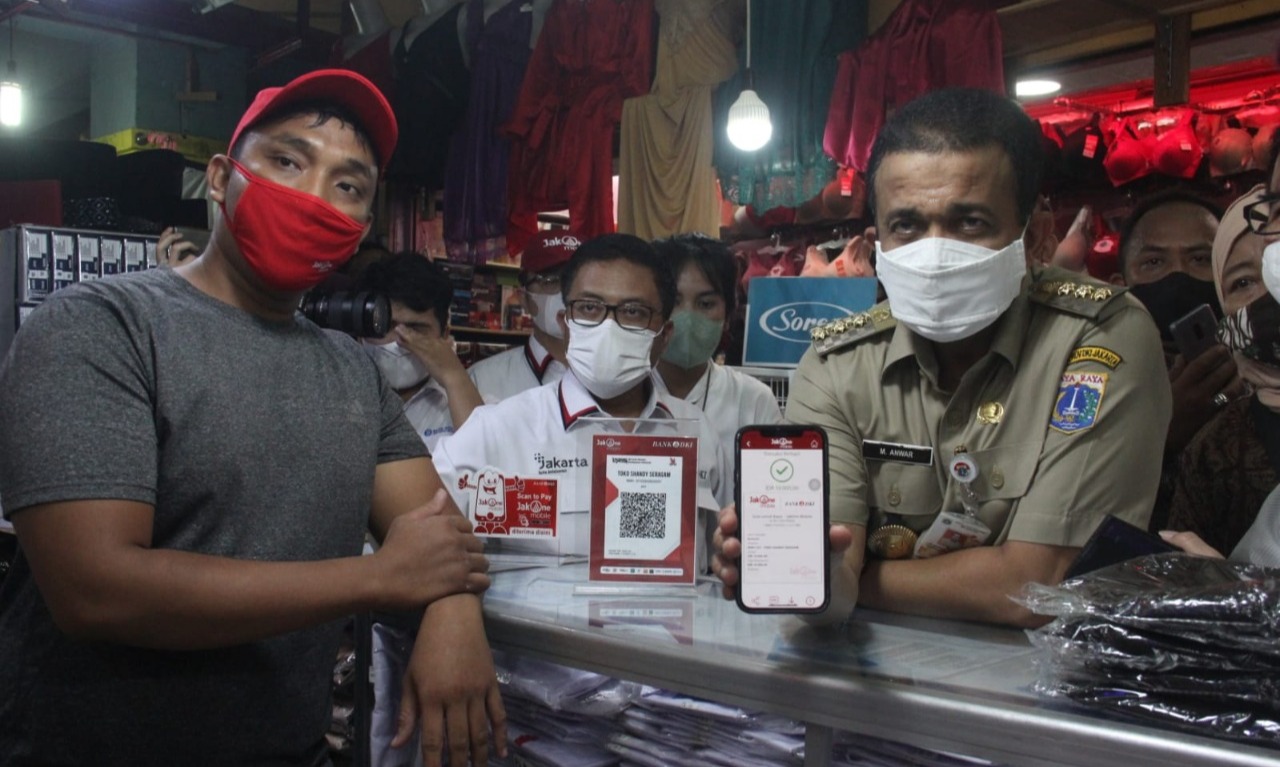 Bank DKI Terus Genjot Digitalisasi Transaksi Di Pasar Tradisonal