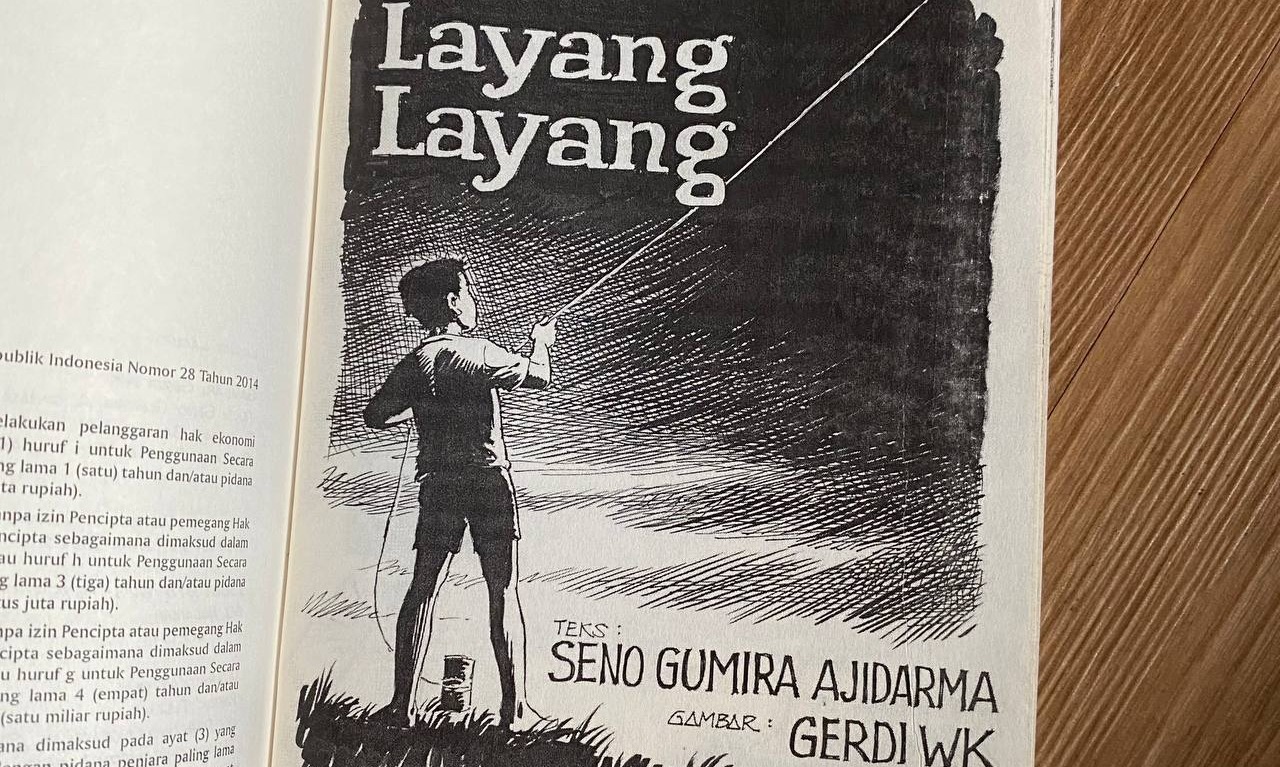 “Layang-Layang”, Komik Gerdi WK Dari Cerpen Seno Gumirah