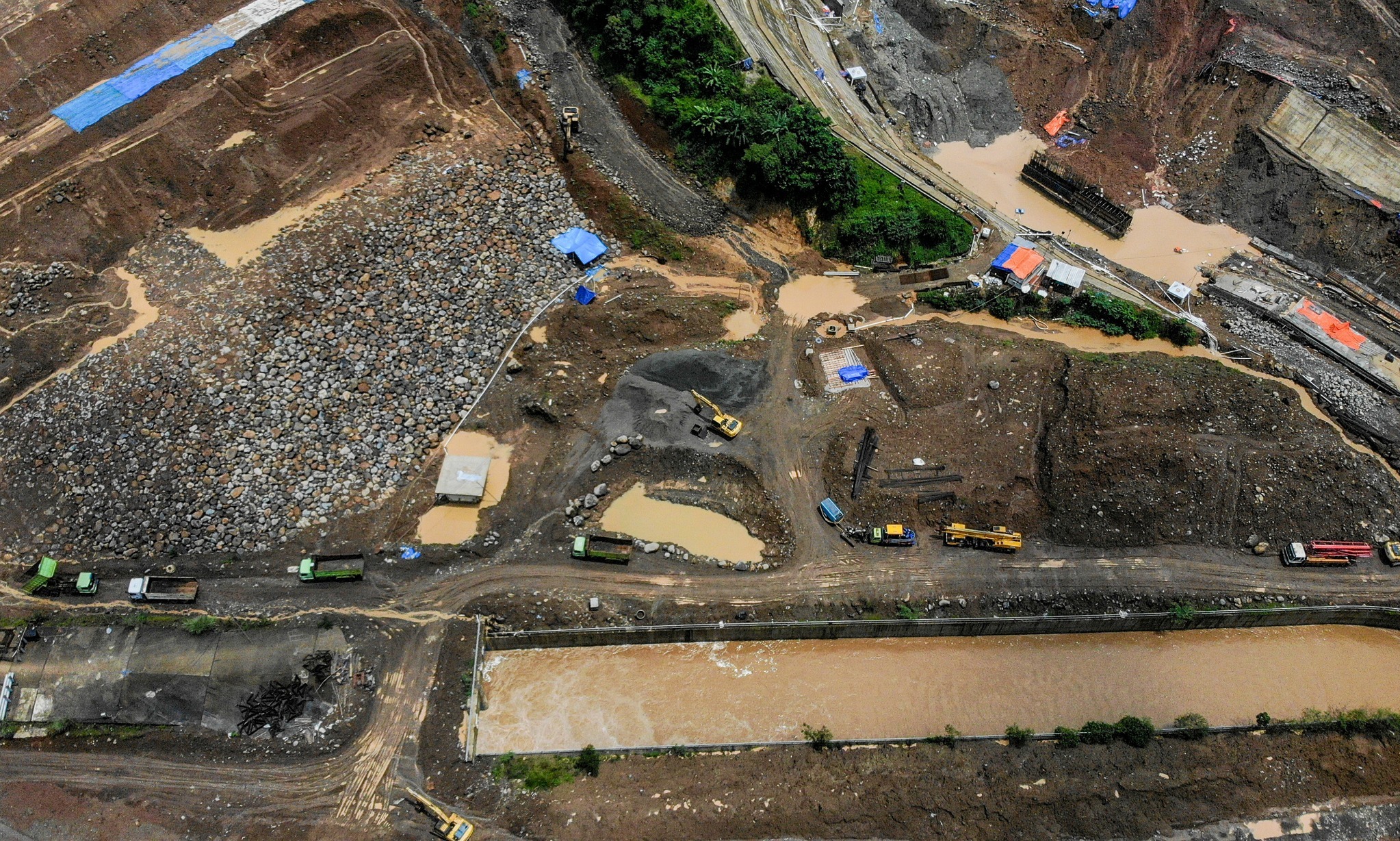 Bendungan Sadawarna Ditargetkan <i>Impounding</i> Akhir Oktober 2022