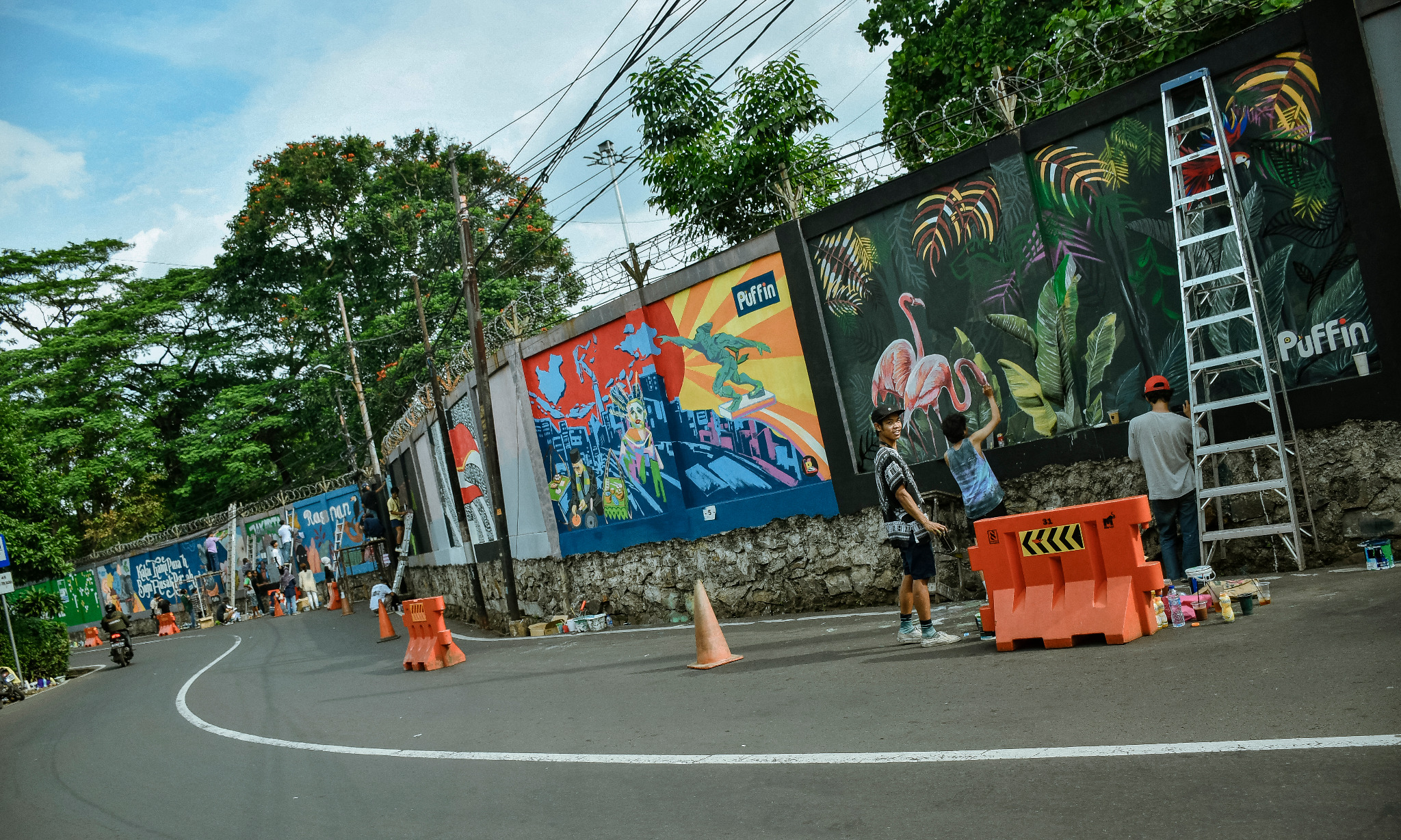 FOTO CERITA: Pemprov DKI Dukung Kreativitas Seni Mural