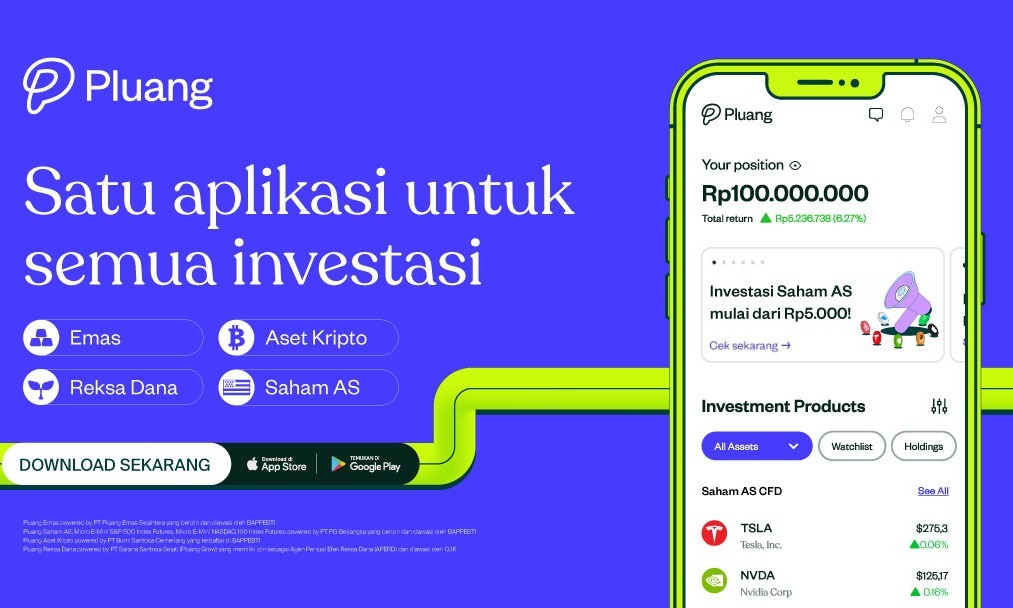 Pluang Hadir Dengan Tampilan Baru