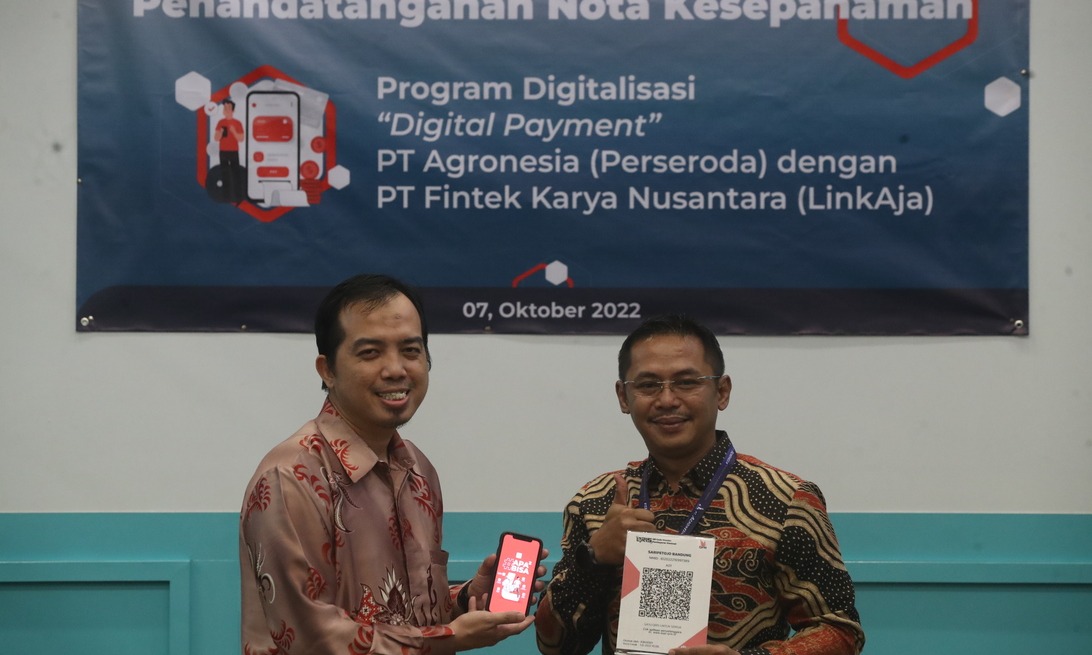 Link aja Umumkan Kolaborasi Dengan BUMD Jawa Barat PT Agronesia