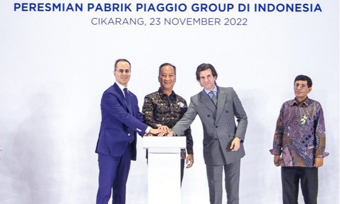 Agus Gumiwang Pabrik Piaggio Gambaran Optimis Sektor Industri