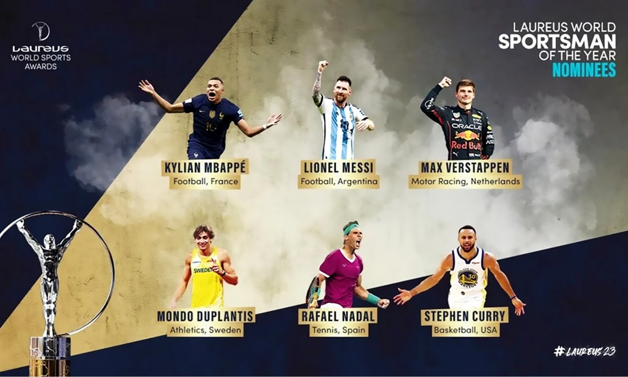 Messi Hingga Verstappen Perebutkan Penghargaan Laureus World Sportsman