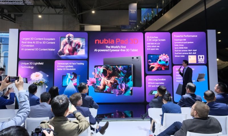 Nubia Pad 3D, Tablet 3D AI Pertama Di Dunia