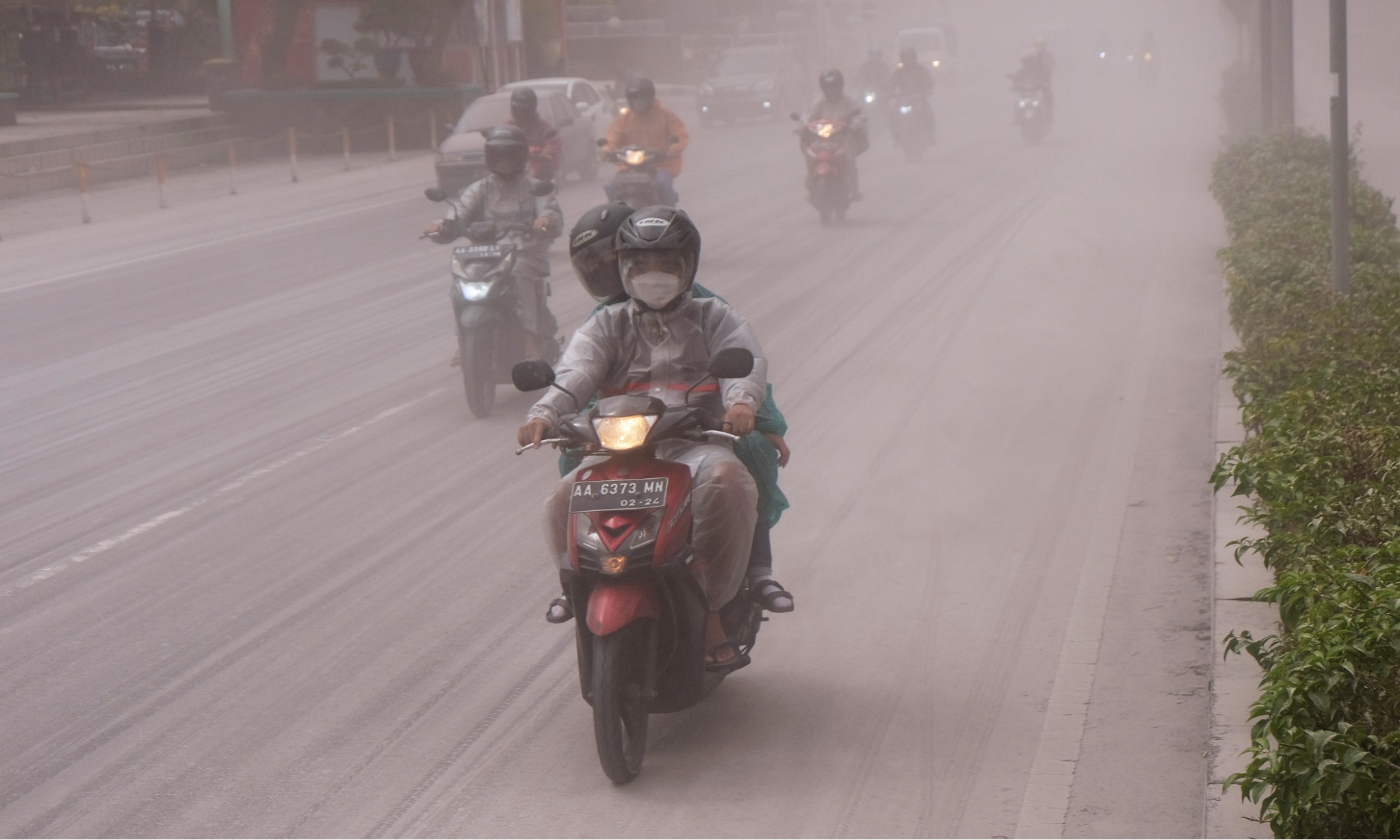 Sebagian Magelang Terdampak Hujan Abu Merapi