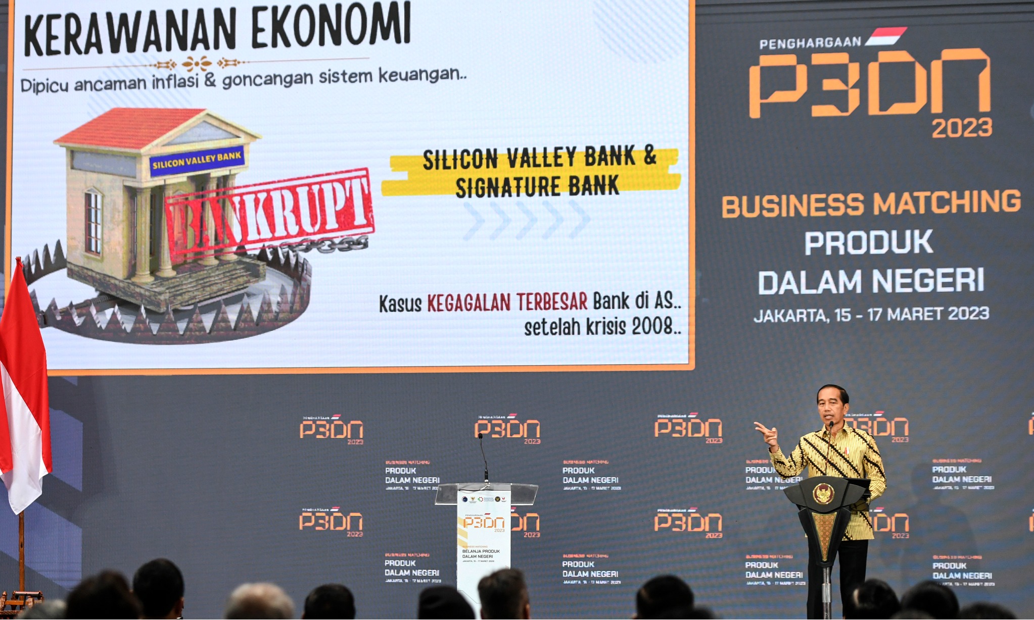 Jokowi Ingatkan Semua Pihak Hati-Hati Setelah Kolapsnya SVB