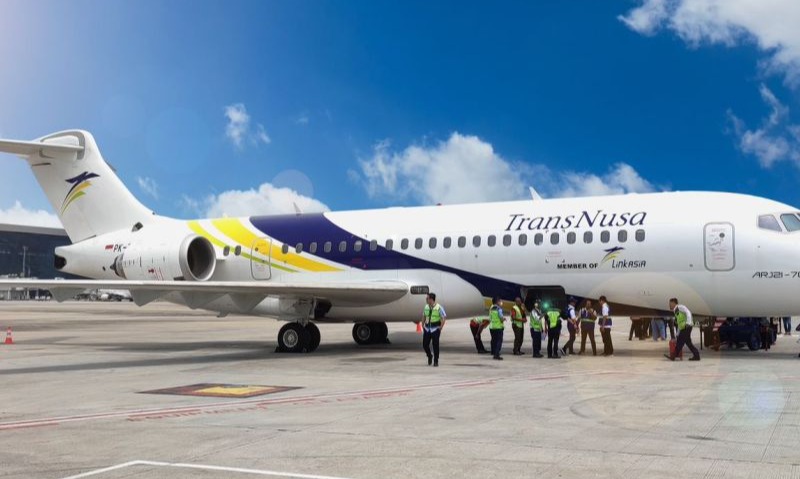 Transnusa Operasikan Pesawat COMAC ARJ21-700 Pertama Di Indonesia
