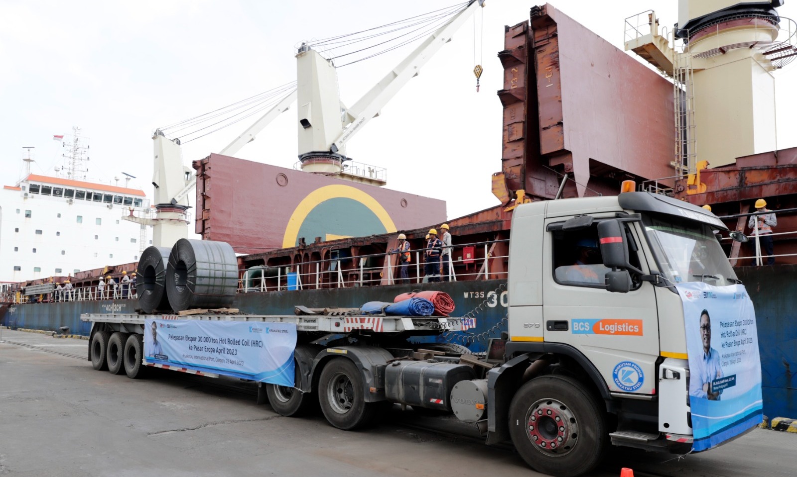 Krakatau Steel Ekspor 30 Ribu Metrik Ton Baja ke Italia