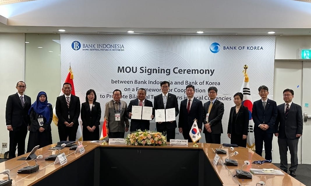 BI Dan Bank Of Korea Dorong Penggunaan Mata Uang Lokal