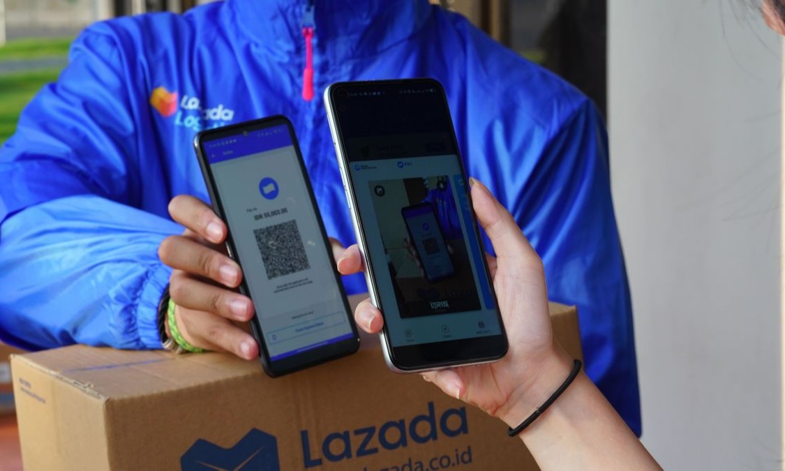 Bayar COD Lazada Kini Bisa Pakai QRIS DANA