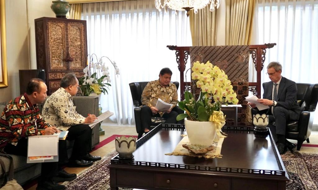 Airlangga-Dubes Uni Eropa Bahas Persiapan <i>Joint Mission</i> EUDR