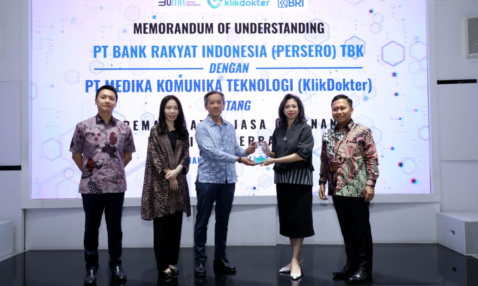 BRI-KlikDokter Kerja Sama Layanan Pembayaran Digital