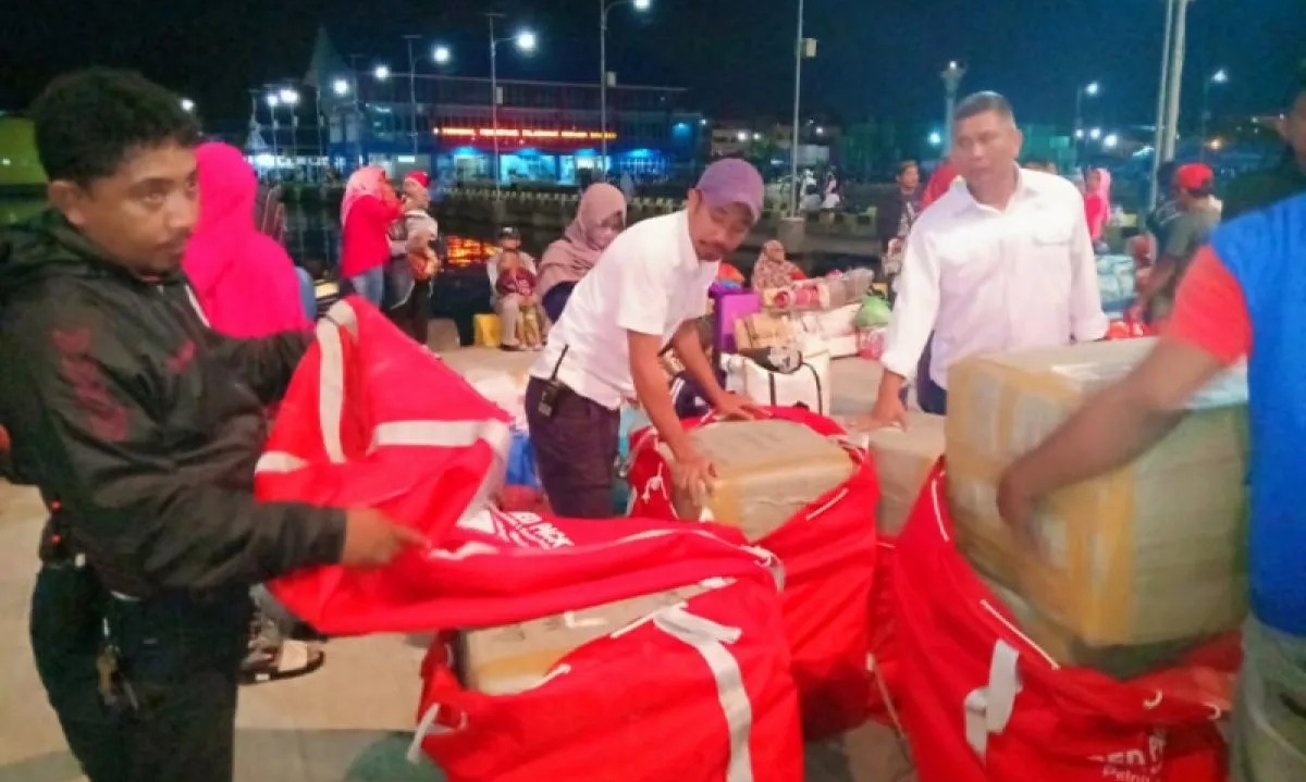 Pelni Medan Incar Pengiriman 16 Ton Barang Lewat Red Pack