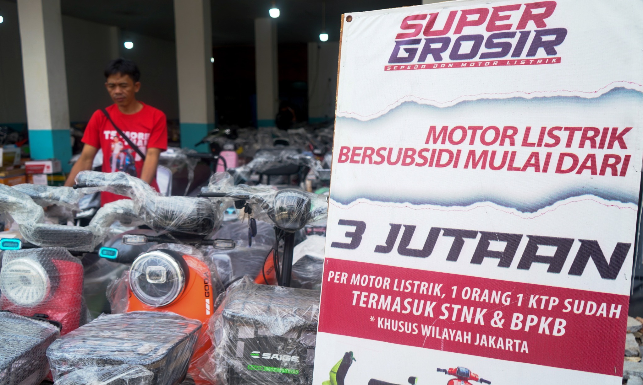 SISAPIRa Kelar Migrasi, Subsidi Motor Listrik 1 NIK 1 Unit Bisa Jalan