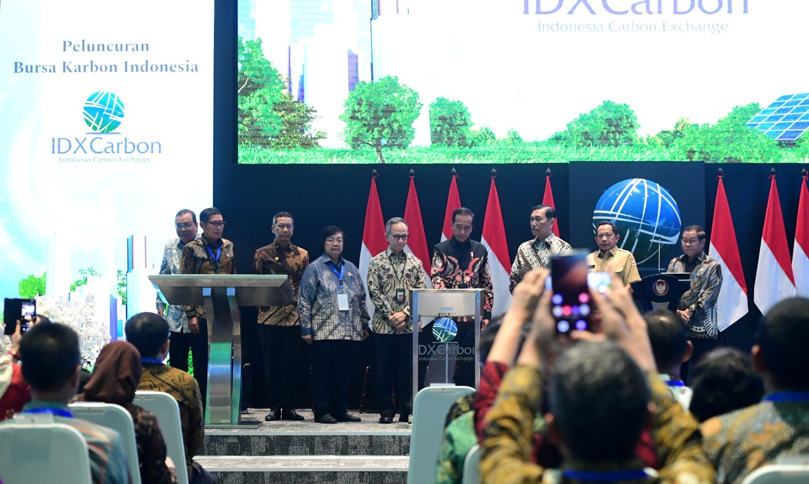 Resmikan Bursa Karbon, Jokowi Optimis RI Jadi Poros Karbon Dunia