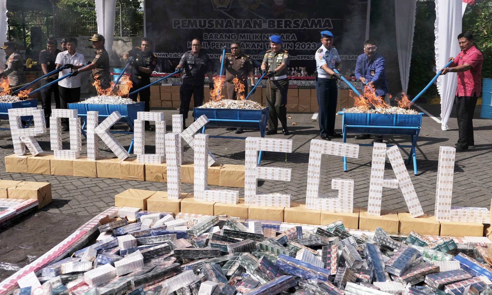 Bea Cukai Kudus Gagalkan 3 Peredaran Rokok Ilegal di Kawasan Jepara