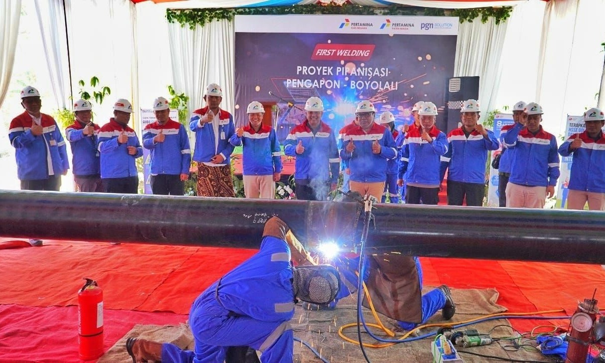 Dua Subholding Pertamina Mulai Bangun Pipa Minyak Pengapon-Boyolali