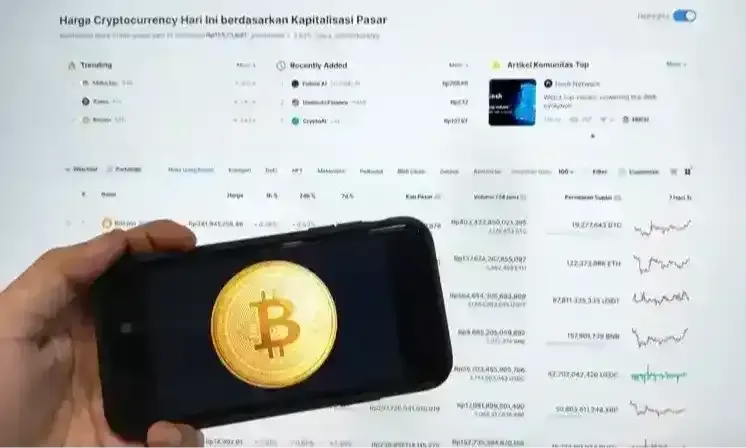 Sempat Bernilai US$44.500, Bitcoin Kini Merosot 3,48%