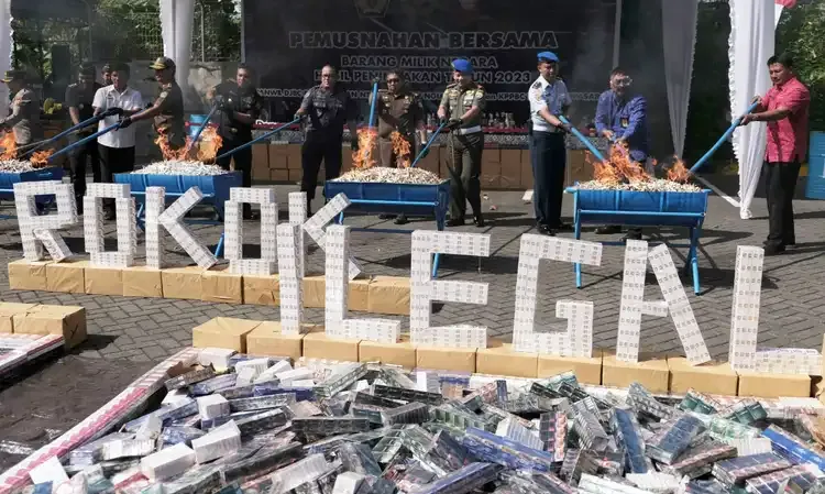 Bea Cukai Kudus Gagalkan Peredaran 196.000 Rokok Ilegal