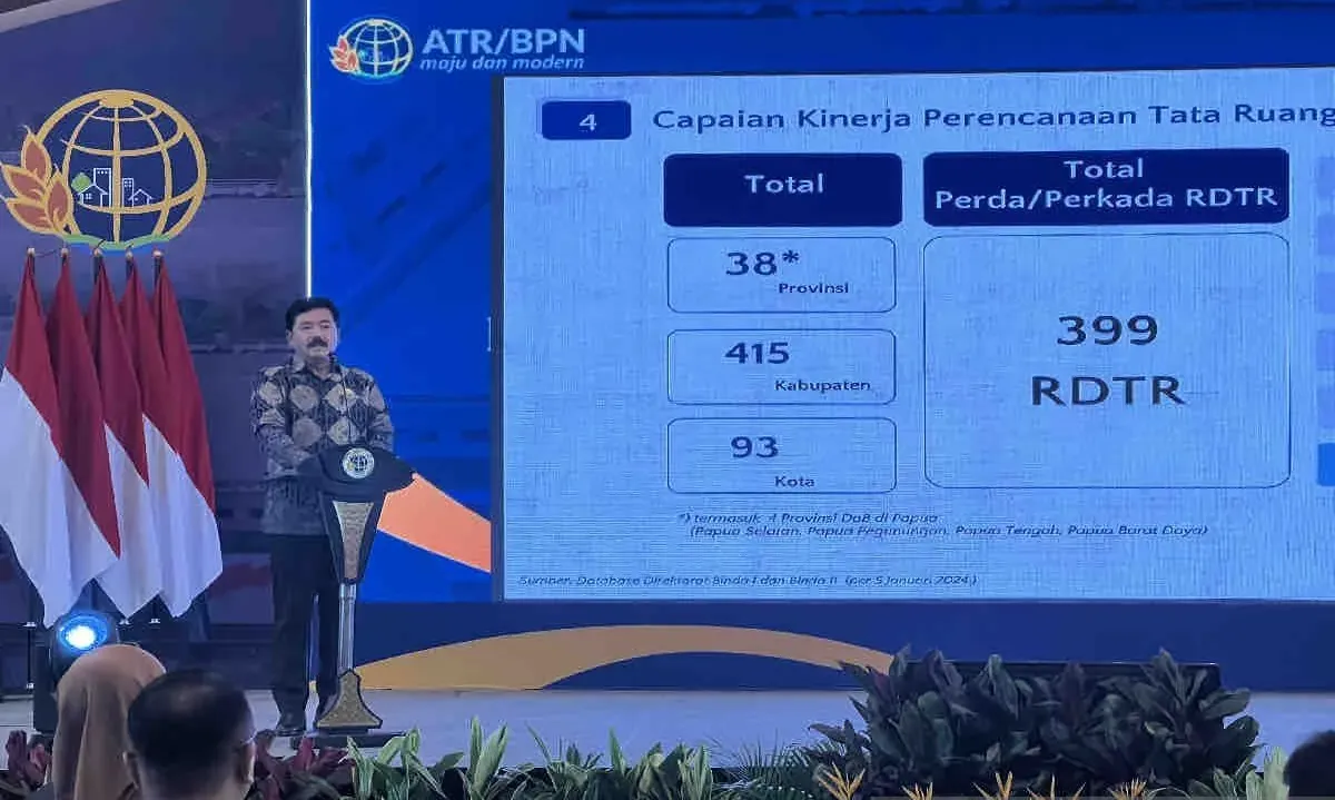 Menteri ATR: Perda RDTR Perlu Dipercepat Untuk Tarik Investasi Ke RI