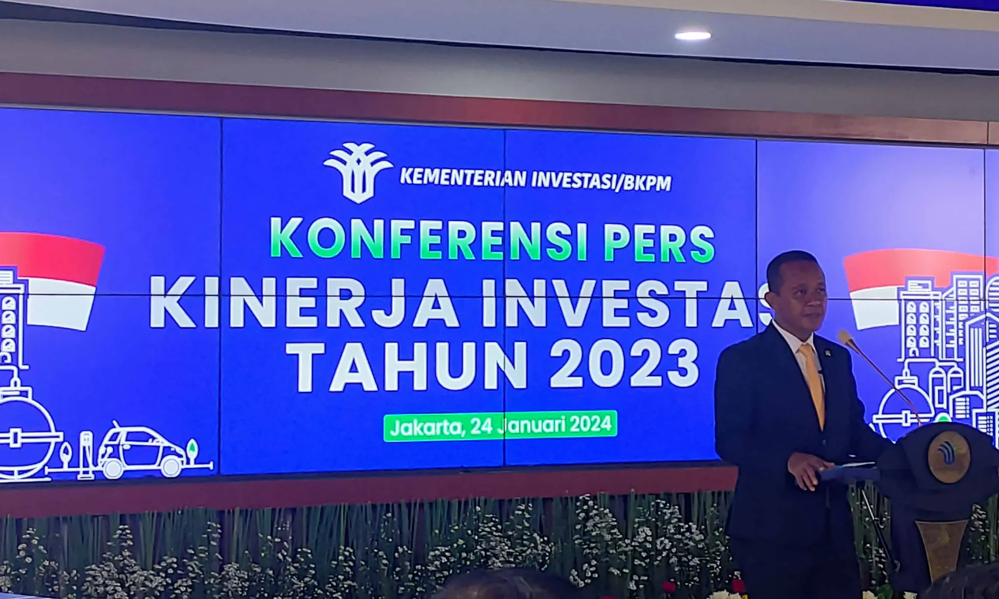 Tembus Target, Realisasi Investasi 2023 Capai Rp1.418,9 Triliun