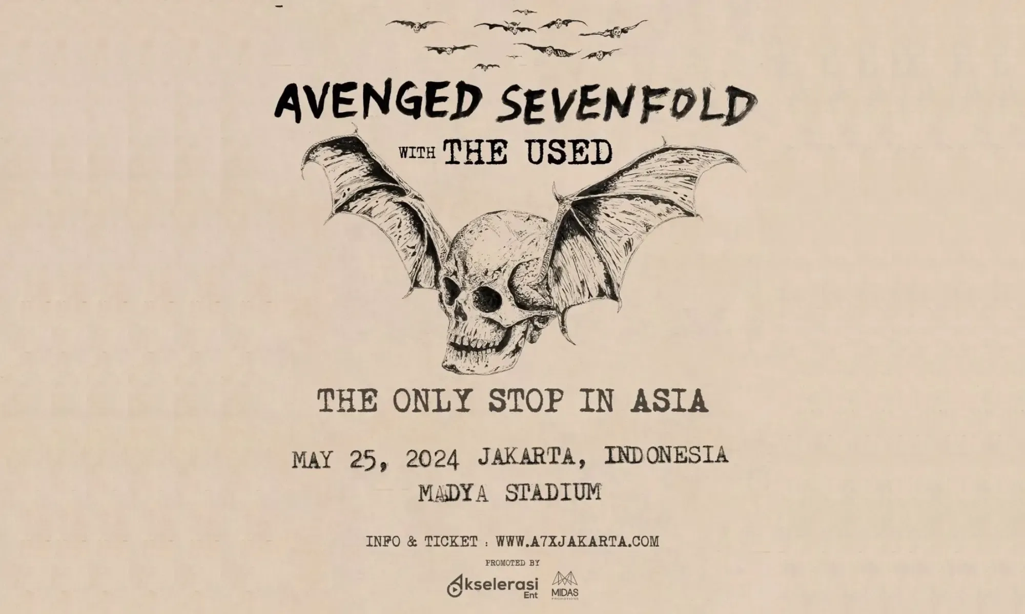 Konser Avenged Sevenfold Di Jakarta, Ini Harga Tiketnya!