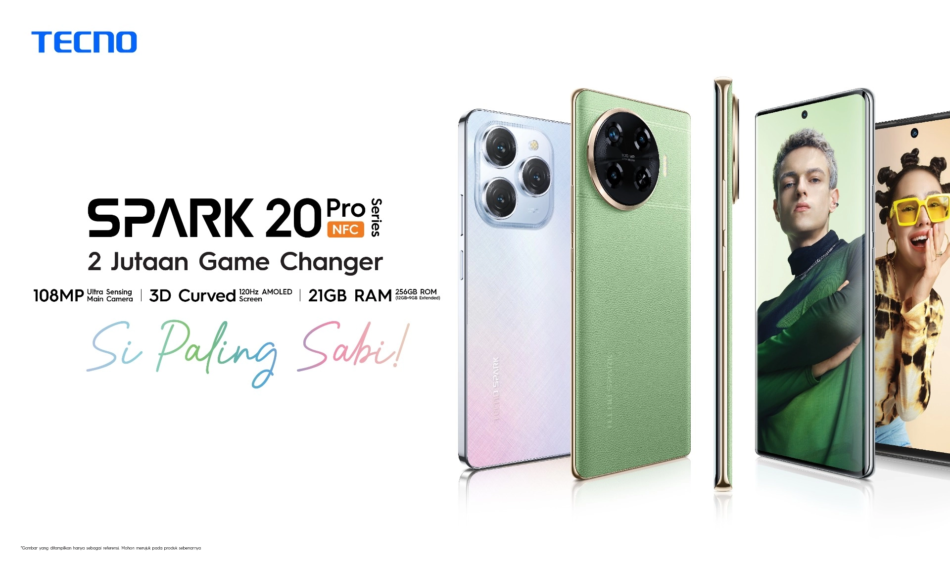 SPARK 20 Pro Series, Ponsel Rp2 Jutaan Dengan Fitur <i>Flagship</i>