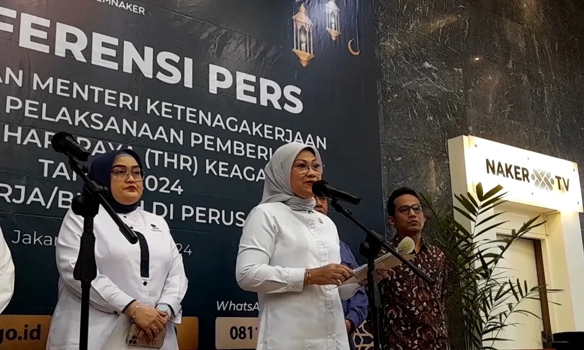 Menaker Minta Perusahaan Bayar THR Keagamaan Paling Lambat H-7