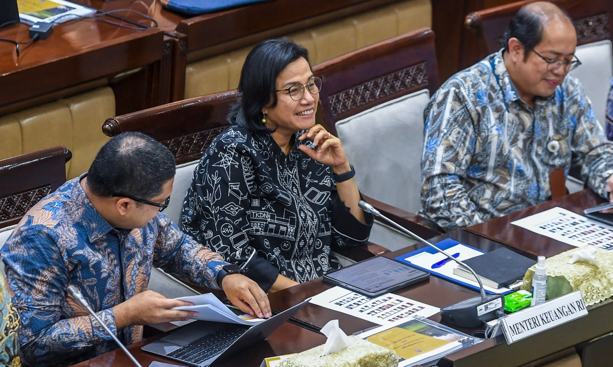 Sri Mulyani: Belum Ada Pembahasan Makan Siang Gratis Di APBN 2025