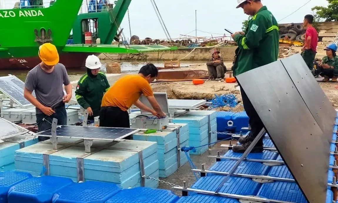 ITS Rilis Purwarupa PLTS Apung Laut Pertama Di Indonesia