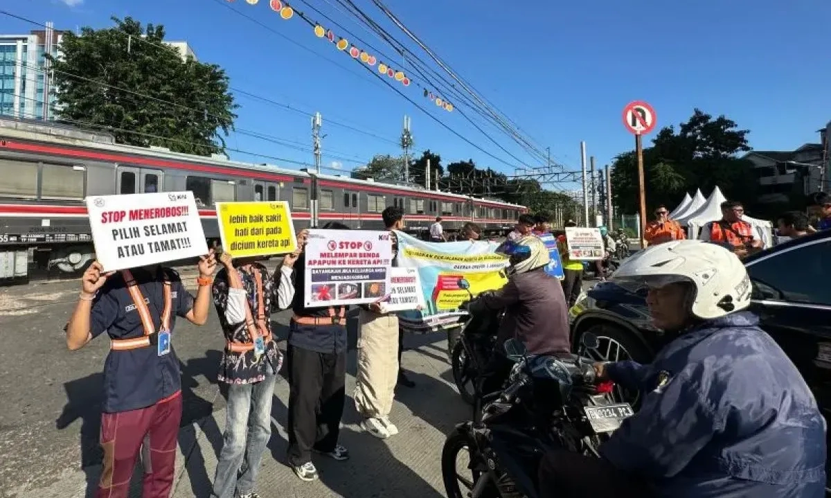 KAI Daop 1 Jakarta Catat 44 Kecelakaan Di Perlintasan Sejak Awal 2024