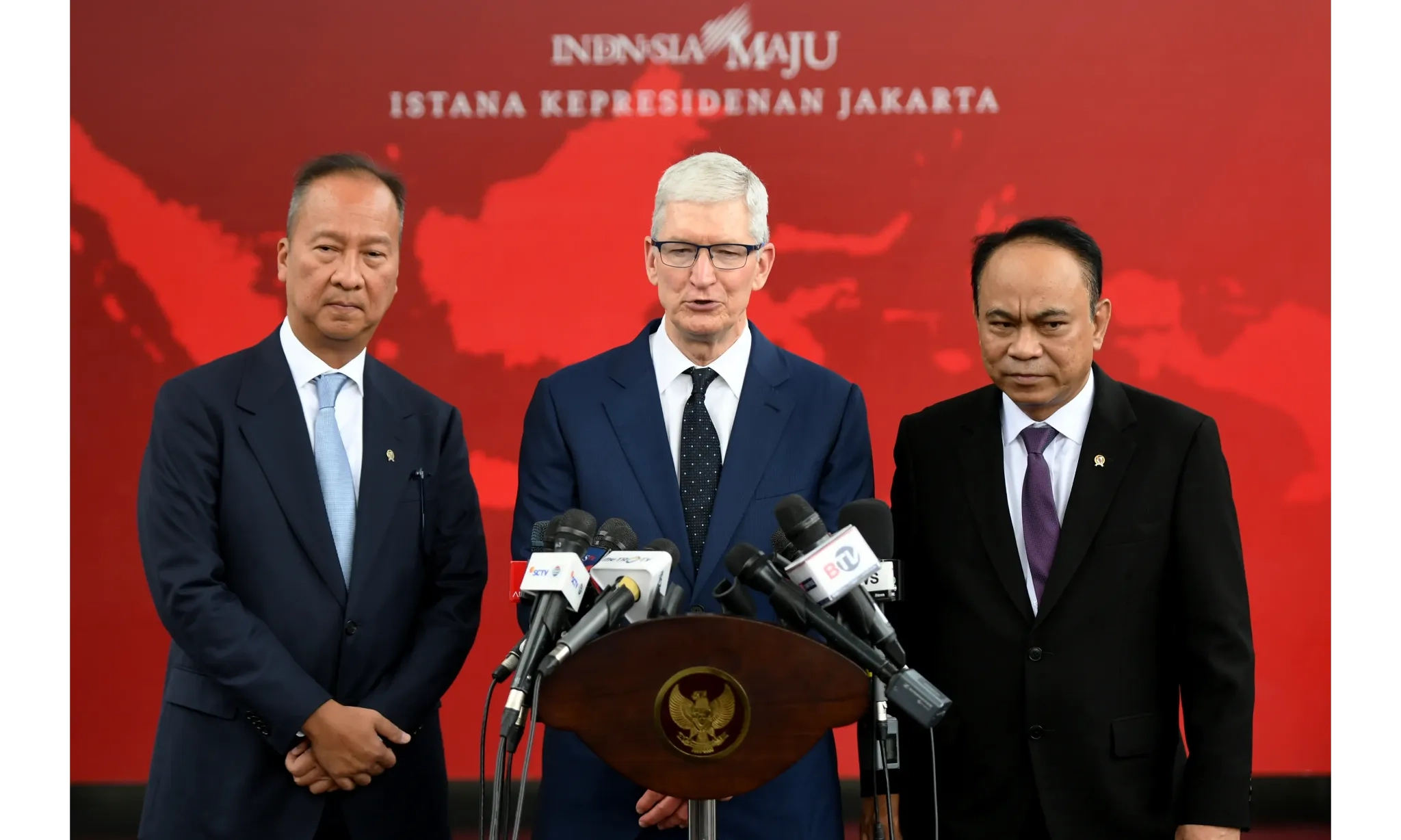 <p>Apple Bakal Bikin Pabrik di Indonesia? Ini Penjelasan CEO Tim Cook</p>