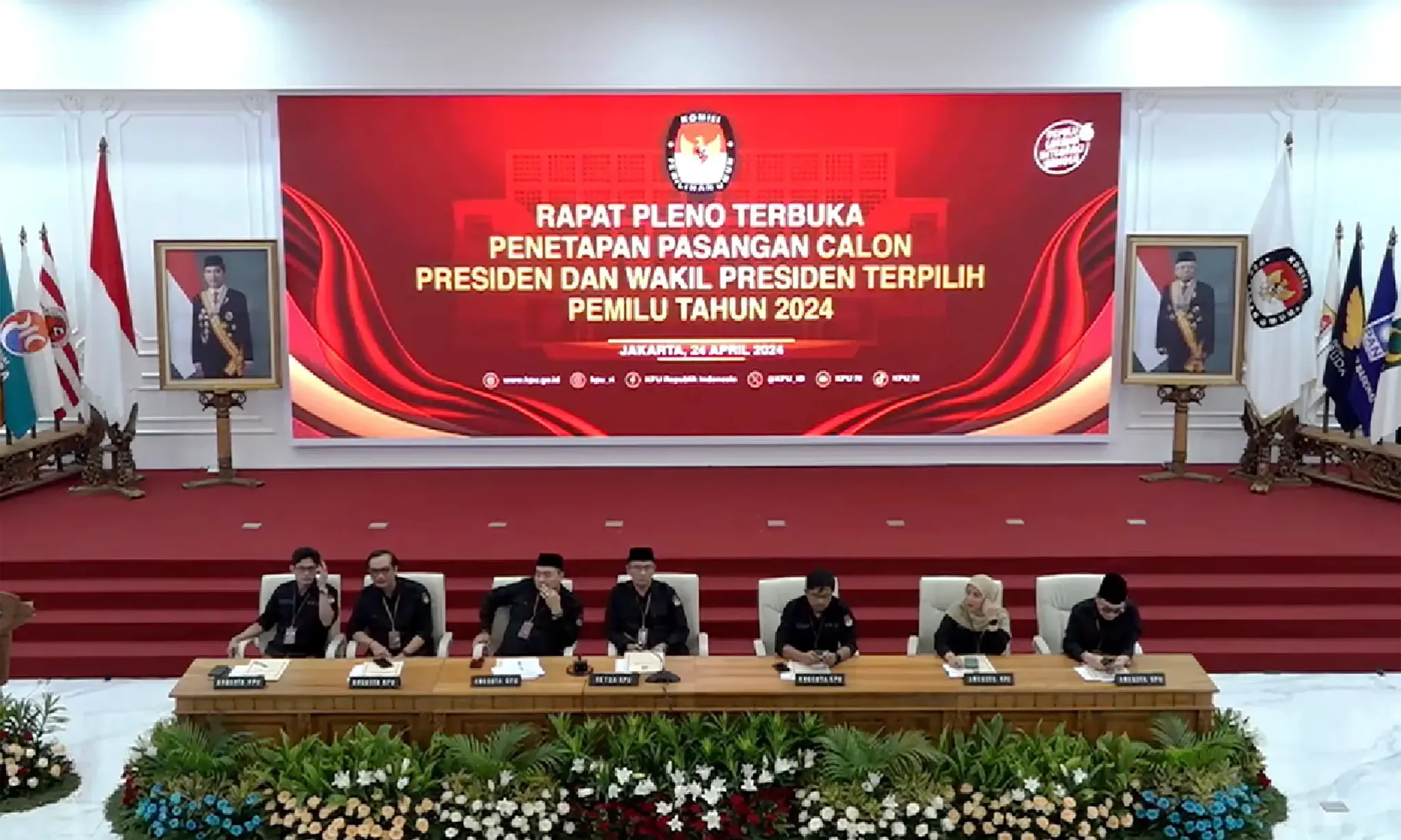 <p>Sah, KPU Tetapkan Prabowo Dan Gibran Sebagai Presiden-Wapres 2024-2029</p>