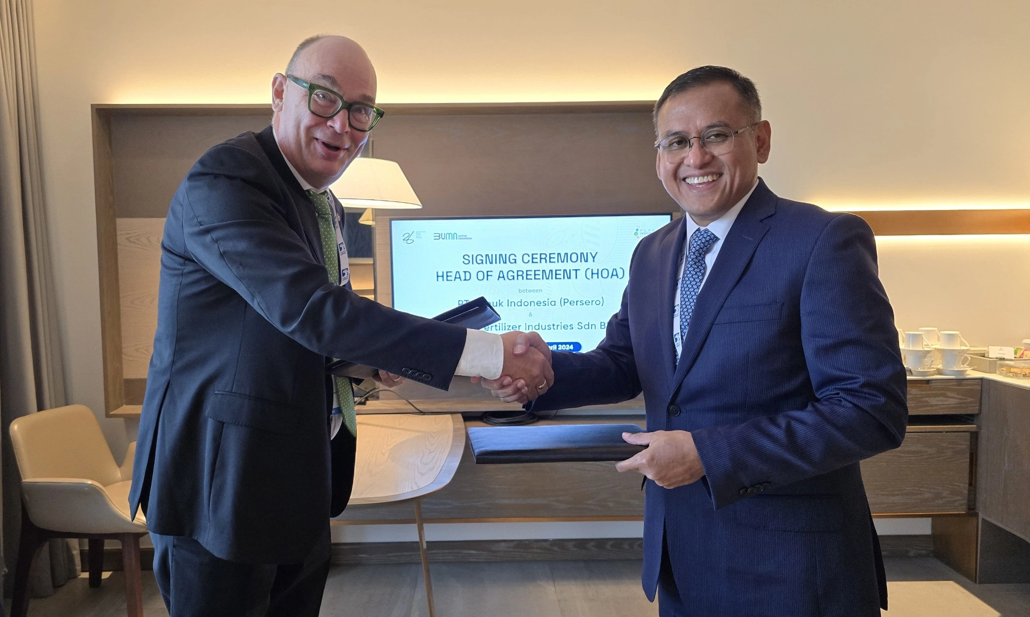 <p id="isPasted">Pupuk Indonesia Gandeng BFI Jaga Ketahanan Pupuk Regional</p>