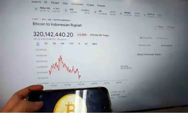 <p>Bappebti: Transaksi Kripto Naik, Januari-Maret 2024 Capai Rp158,84 Triliun </p>
