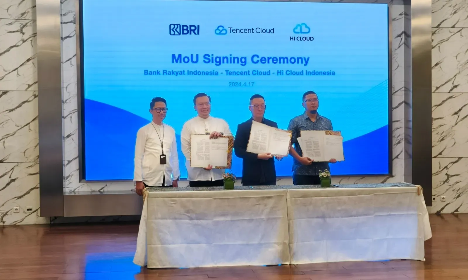 <p>Gandeng Tencent Cloud-Hi Cloud Indonesia, BRI Perkuat Kapabilitas Digital </p>