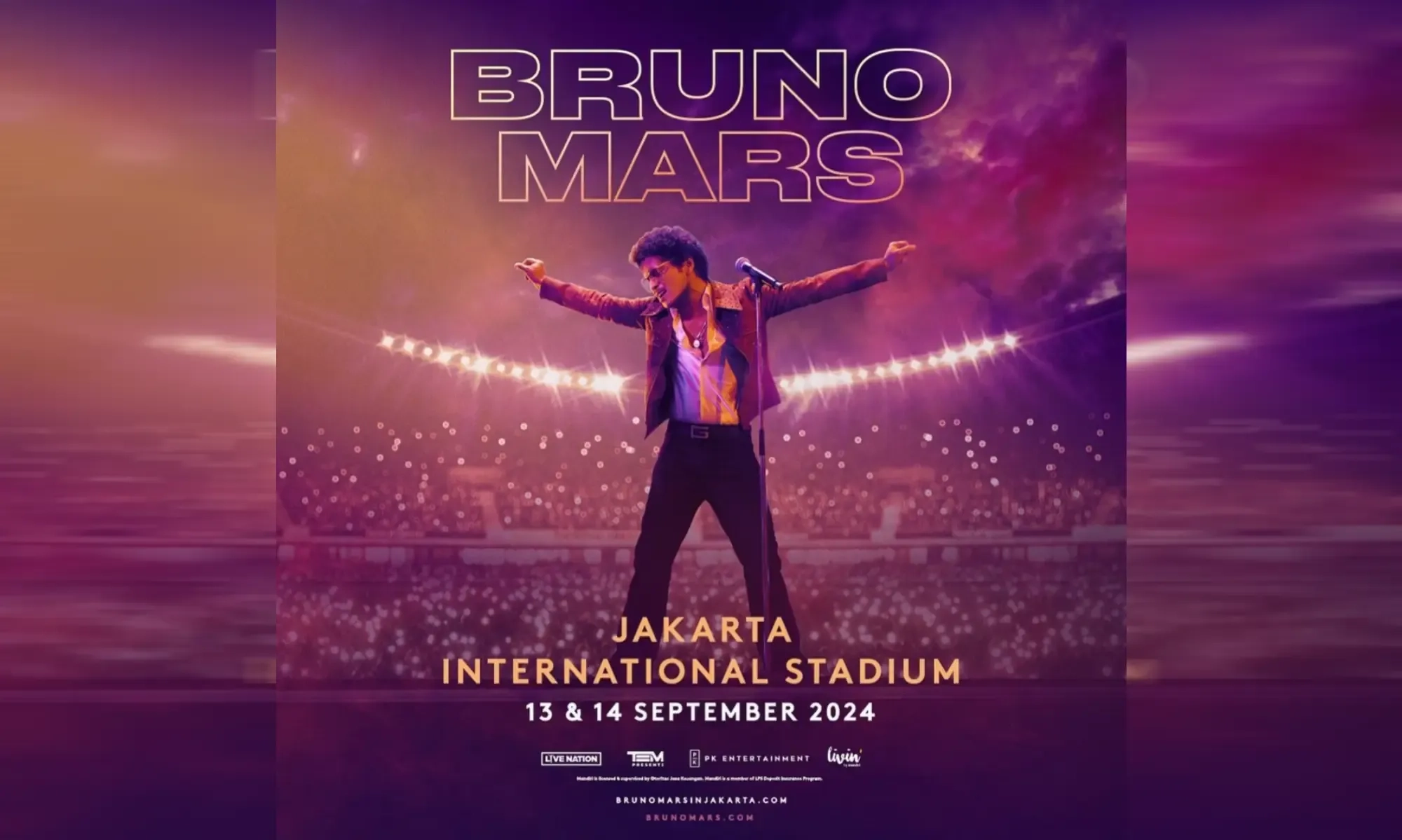 <p>Resmi, Bruno Mars Konser Jakarta 13 Dan 14 September</p>
