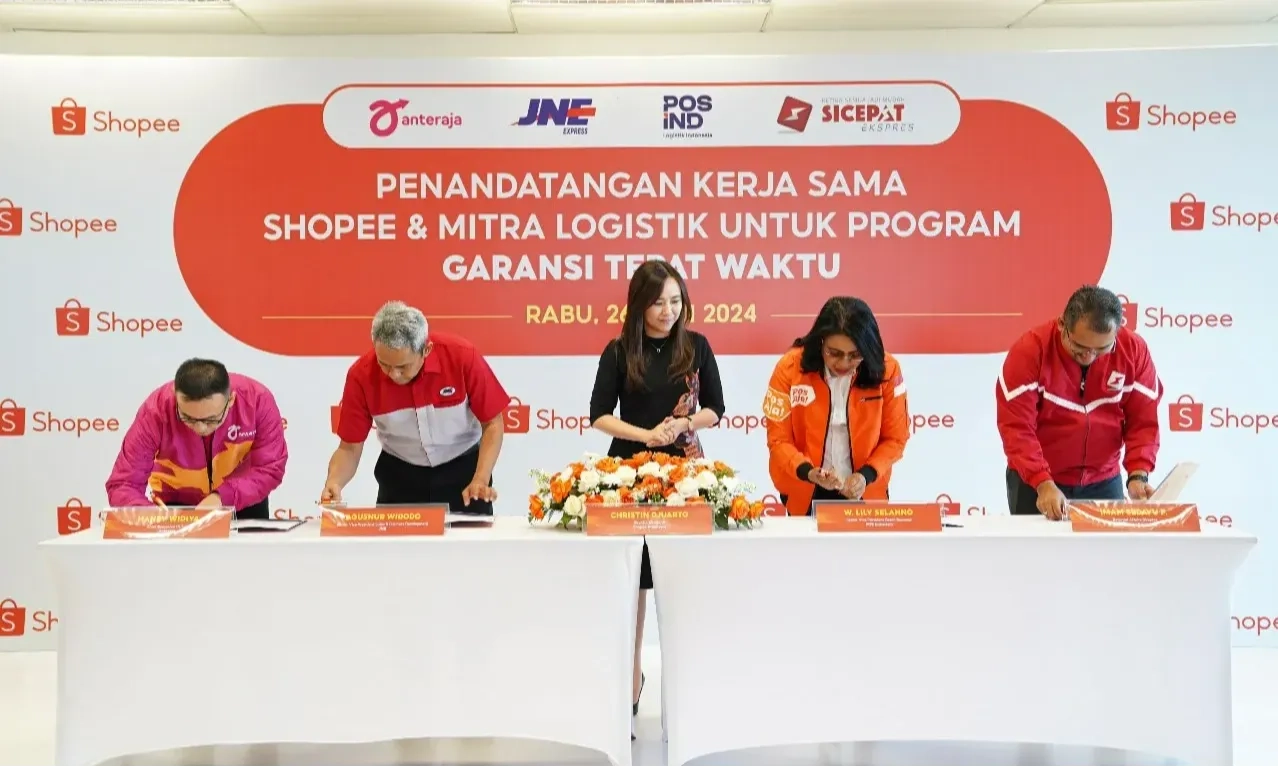 <p>Empat Perusahaan Logistik Berikan Garansi Tepat Waktu Pengguna Shopee</p>