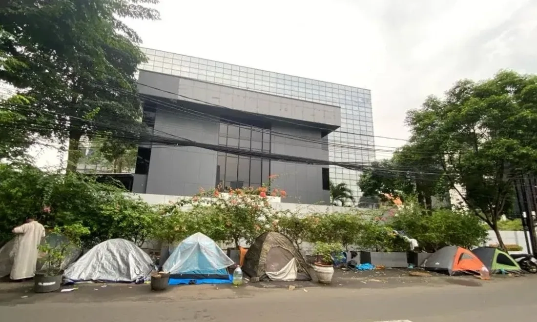 <p>Tenda Pengungsi WNA Di Jaksel Langgar Perda</p>