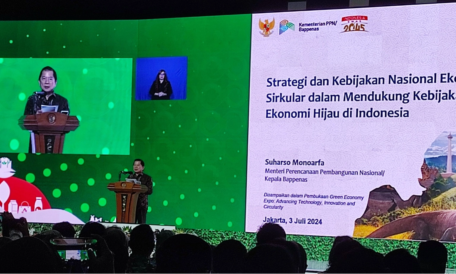 <p id="isPasted">Suharso: Kinerja Ekonomi Sirkular Indonesia 2023 Masih Rendah</p>