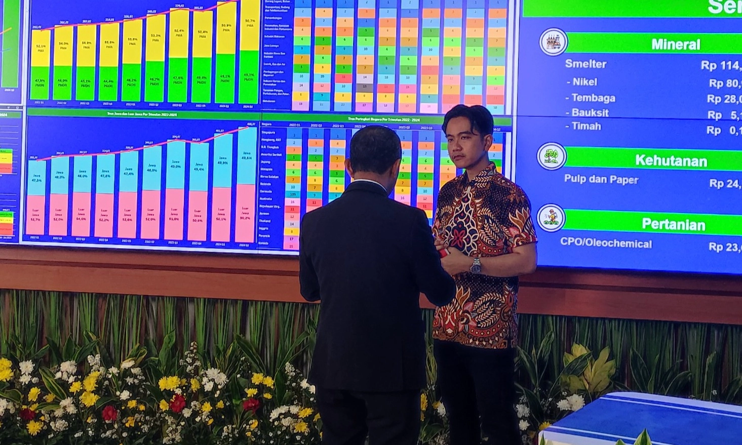 <p id="isPasted">Gibran Datangi Kantor Bahlil, Bahas Cara Tingkatkan Investasi ke Depan</p>