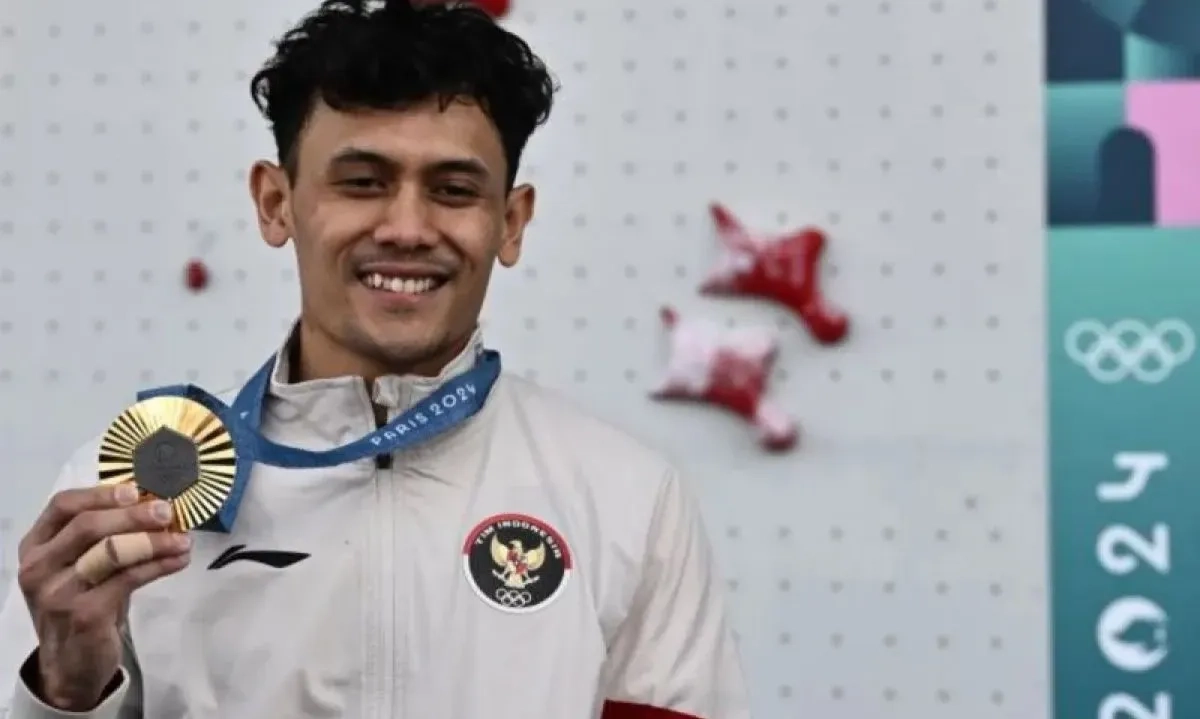 <p>Panjang Tebing Sumbang Emas Pertama Indonesia Di Olimpiade Paris</p>