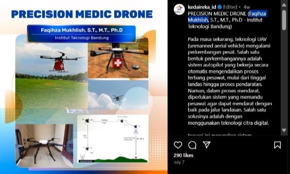 <p>ITB Kembangkan Drone Untuk Medan Bencana</p>