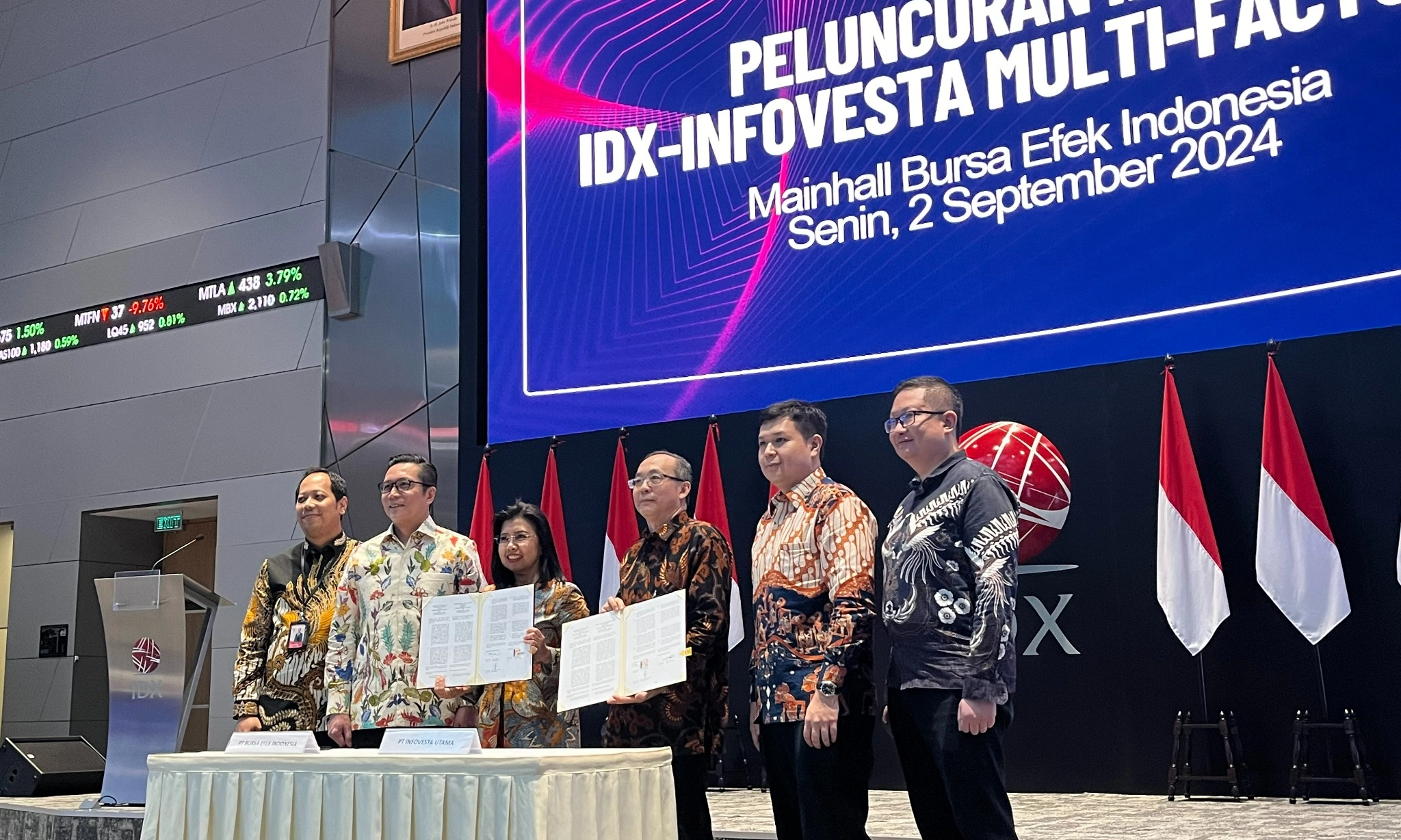 <p>BEI-Infovesta Rilis Indeks IDX-Infovesta Multi-Factor 28</p>