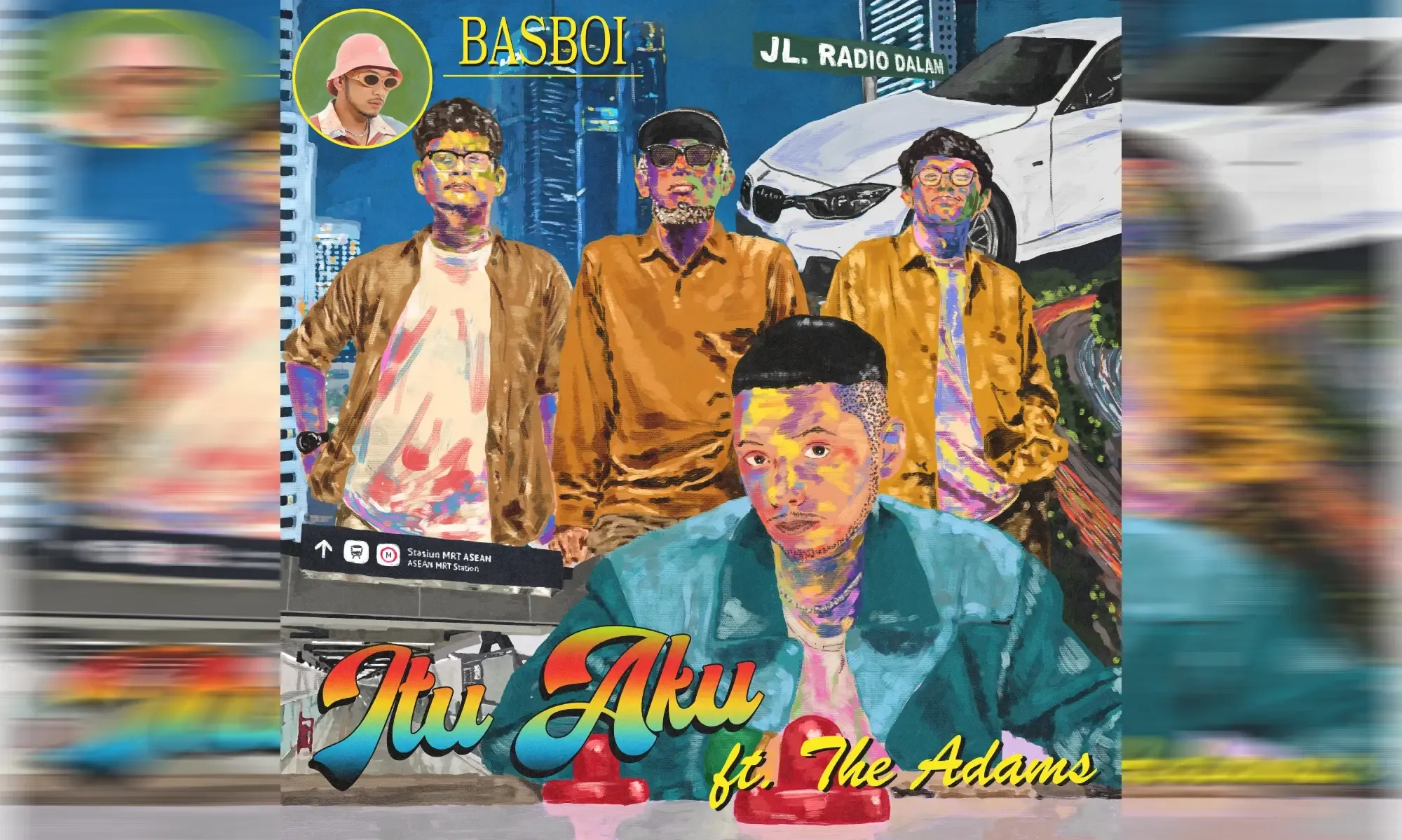 <p>Basboi Kolaborasi Dengan The Adams Di Single &quot;Itu Aku&quot;</p>